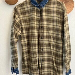 Vintage Fall Flannel Rebecca Malone‎ Women's Size Medium